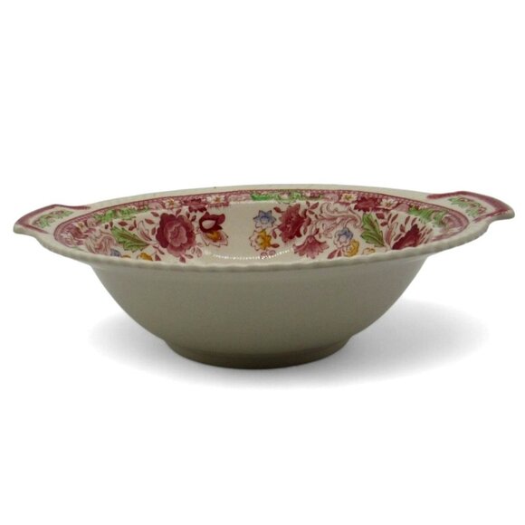 JOHNSON BROTHERS Winchester Floral Vegetable Serving Bowl England Vintage - Picture 6 of 10